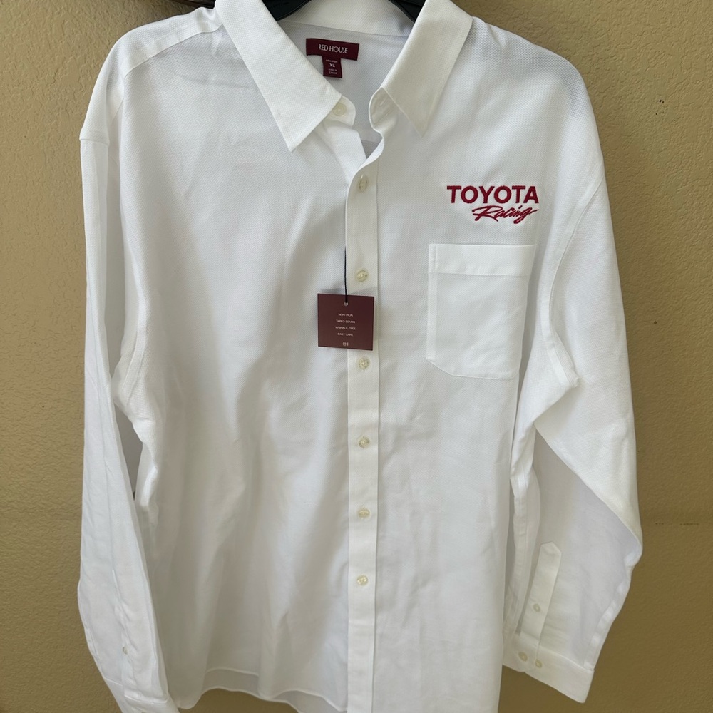 Red house White Men's Shirt Toyota logo